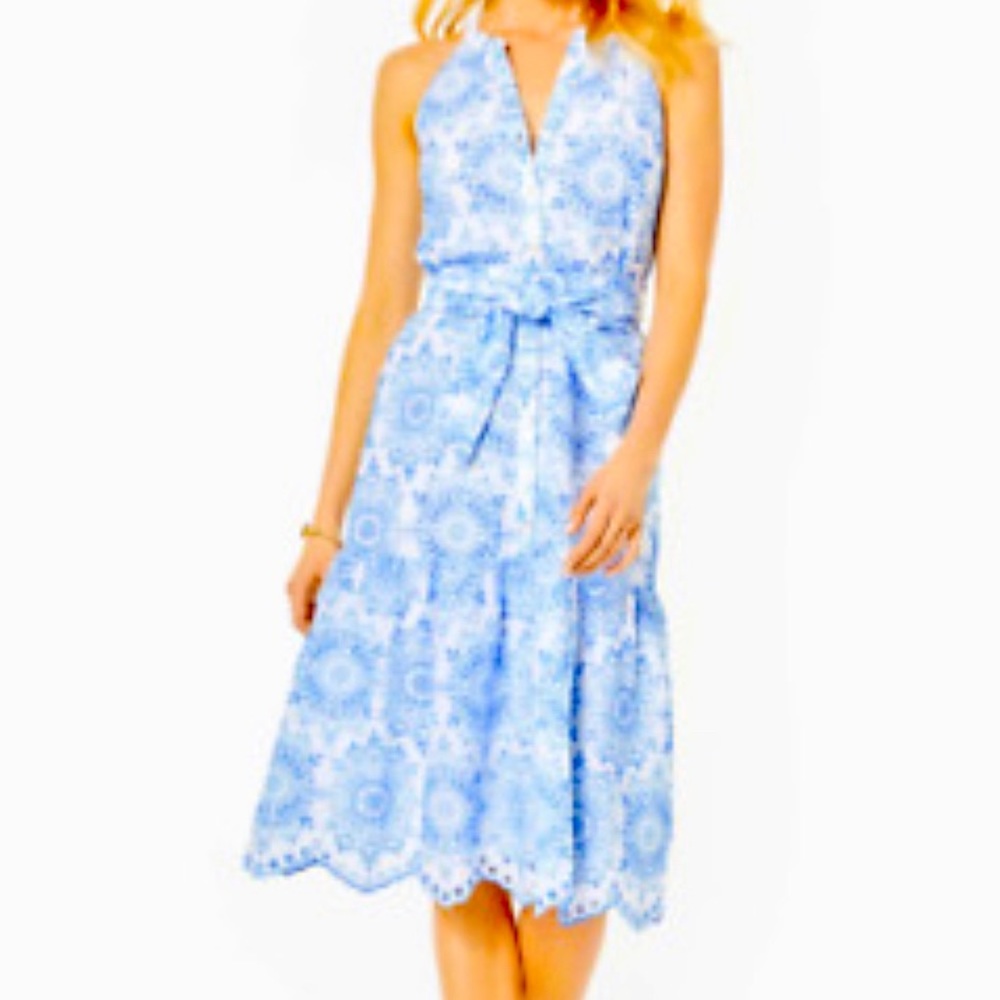 Lilly Pulitzer Ladies Midi Size-Medium Dress